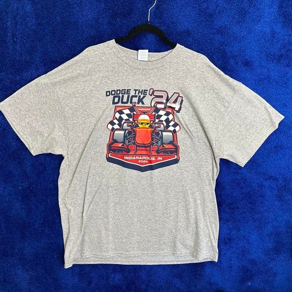 Vintage dodge the duck 2024 racing FedEx T-shirt‎ men's size XXL.
